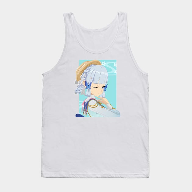 Genshin Impact - Kamisato Ayaka Tank Top by zerooneproject